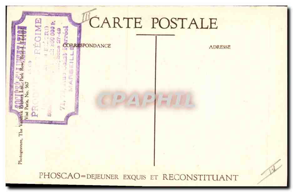 CPA Militaria General de Lange de Cary Vainqueurs de la Marne  — Verso