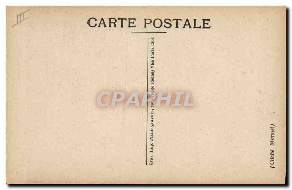 CPA Militaria General Hirschauer  — Verso