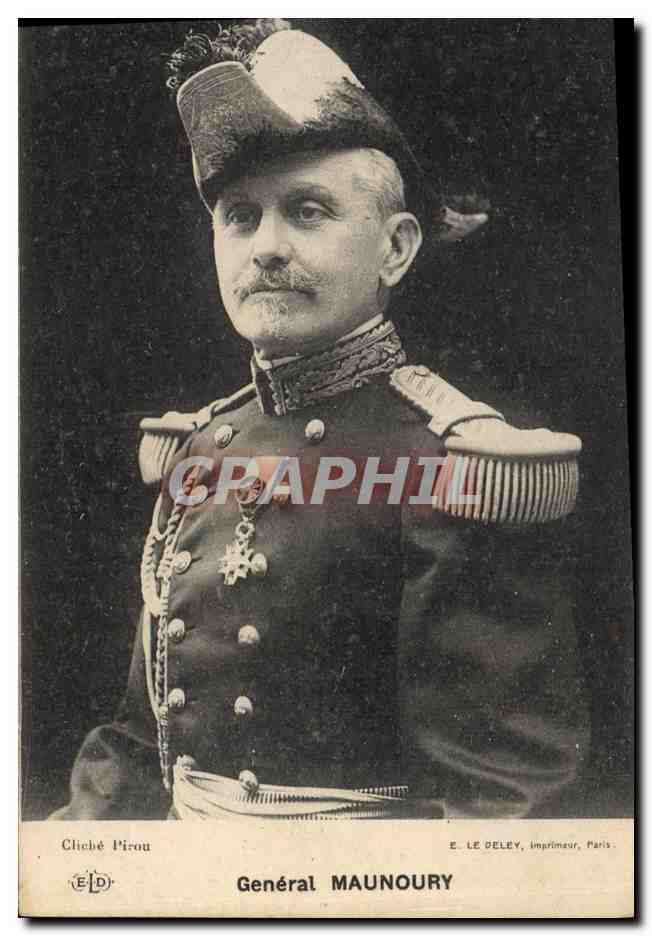 CPA Militaria General Maunoury 