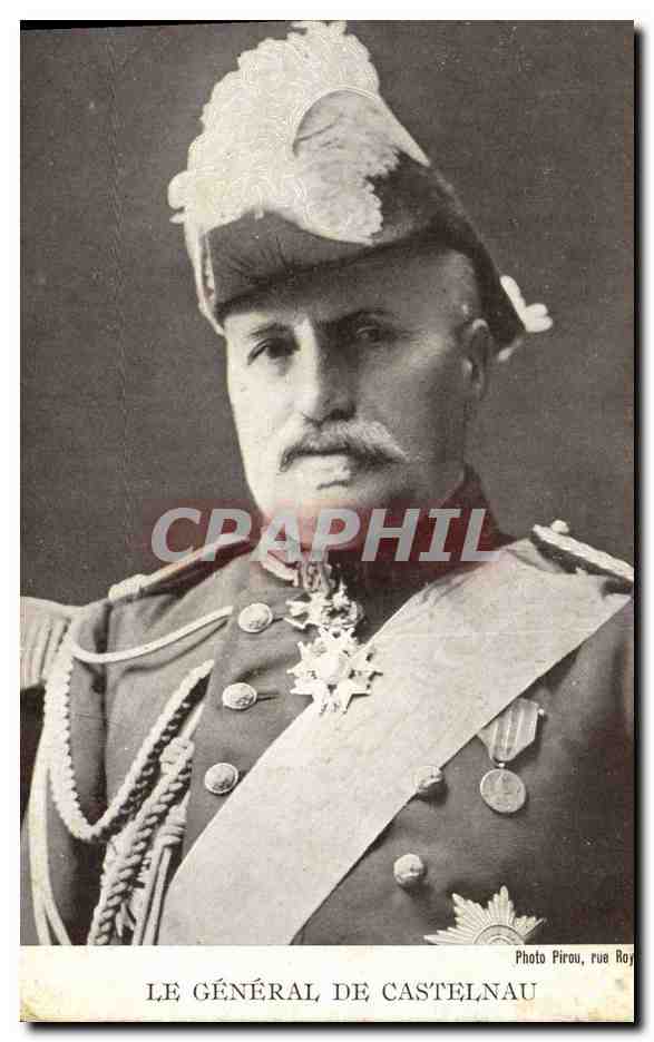 CPA Militaria Le generale De Castelnau 