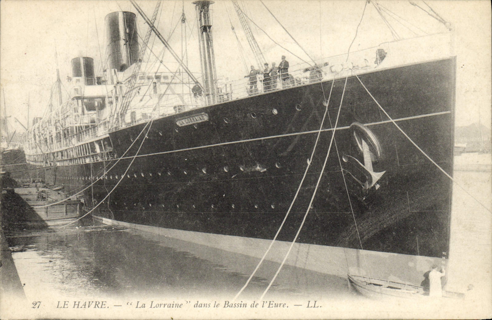 Le Havre — « La Lorraine » dans le Bassin de l’Eure — LL. — N° 27