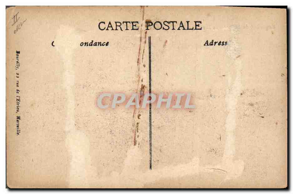 Paquebot LOTUS — Cie des Messageries Maritimes — éditeur non visible — Verso