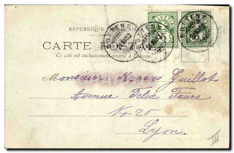 Cloche de l'église Saint-Martin de Saint-Évroult — Nancy — F. Farnier, éditeur, n°54-A — Verso