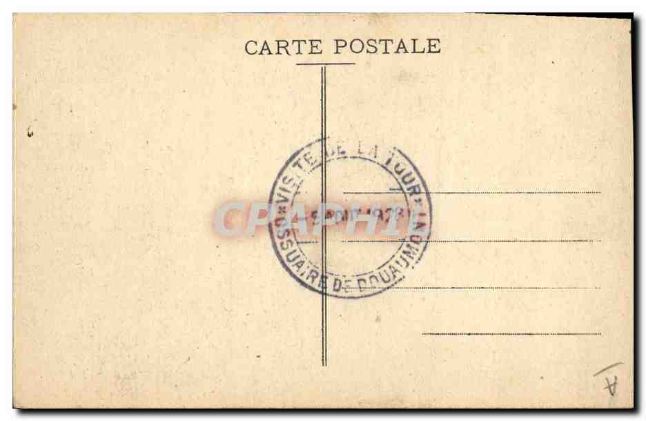 Le "Bourdon" des 400.000 morts de Verdun — Tour de l'Ossuaire de Douaumont — éditeur non visible — Achterkant