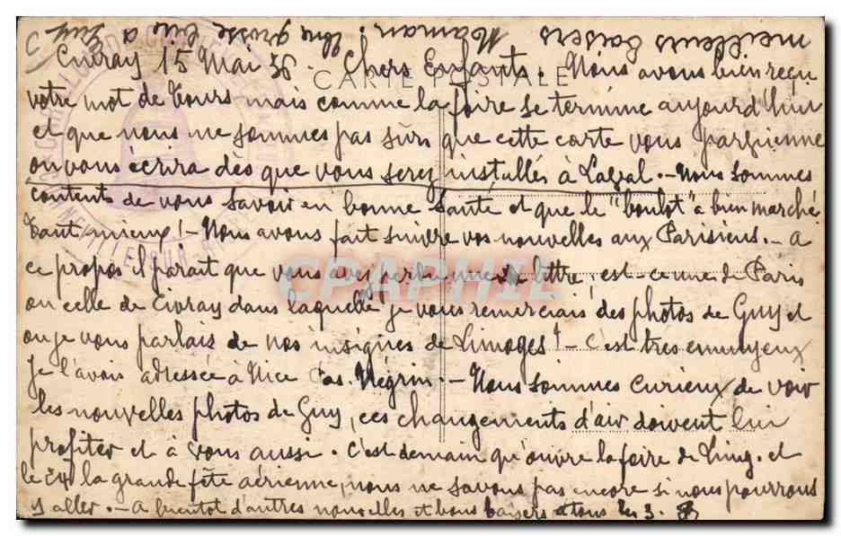 Corneville-les-Cloches (Eure) — Édition des Cloches, R.P.1 — Verso