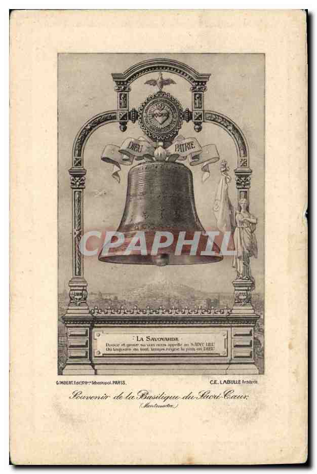 CPA Cloche Basilique du Sacre Coeur Paris 