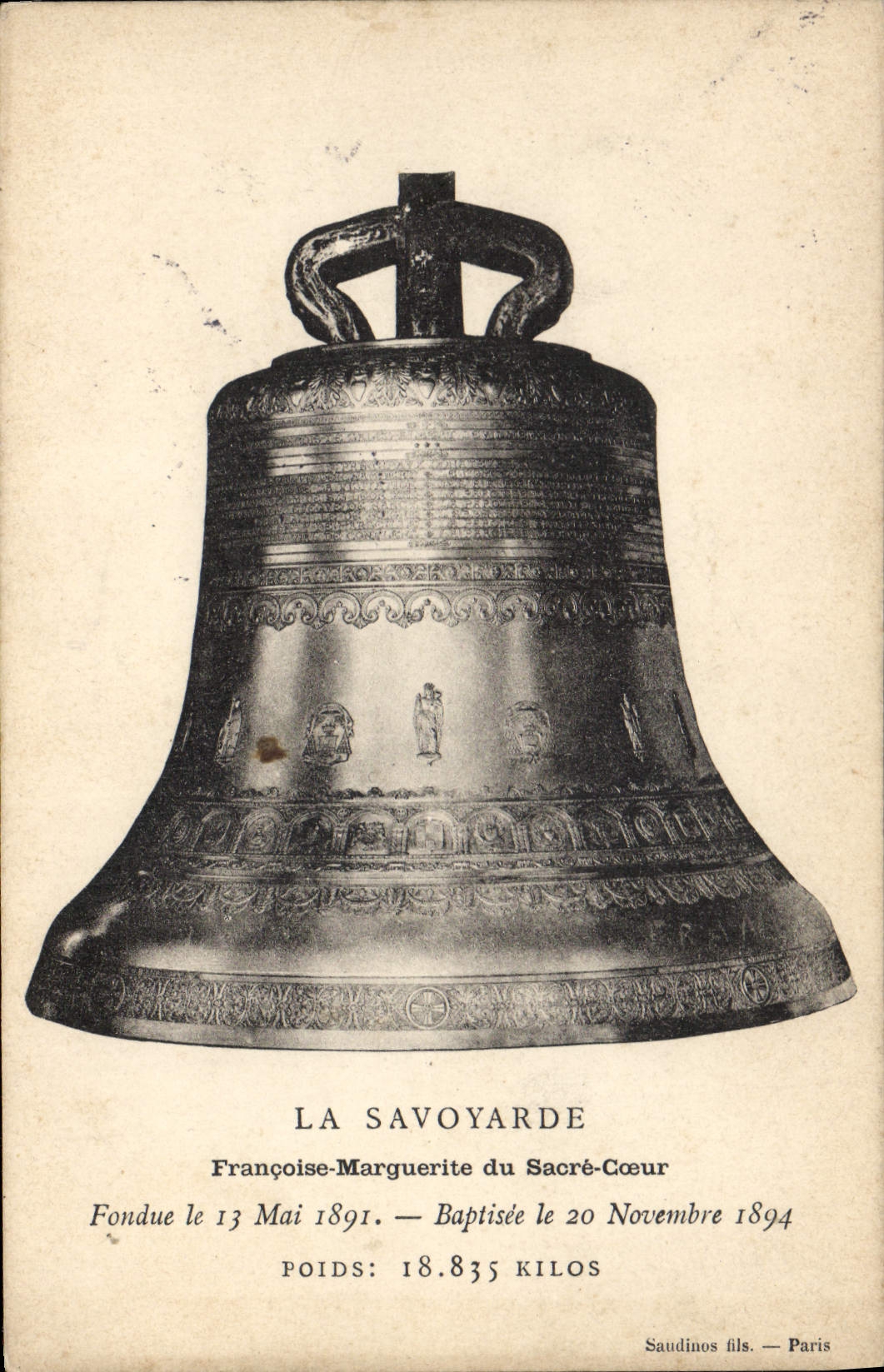 La Savoyarde — Cloche du Sacré-Cœur — Saudinos fils — Paris