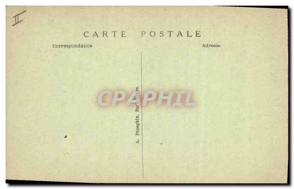 CPA Cloche La Savoyarde de Montmartre Francoise Marguerite Paris  — Rückseite