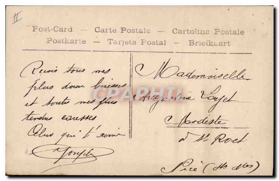 CPA Cloche Enfants  — Verso