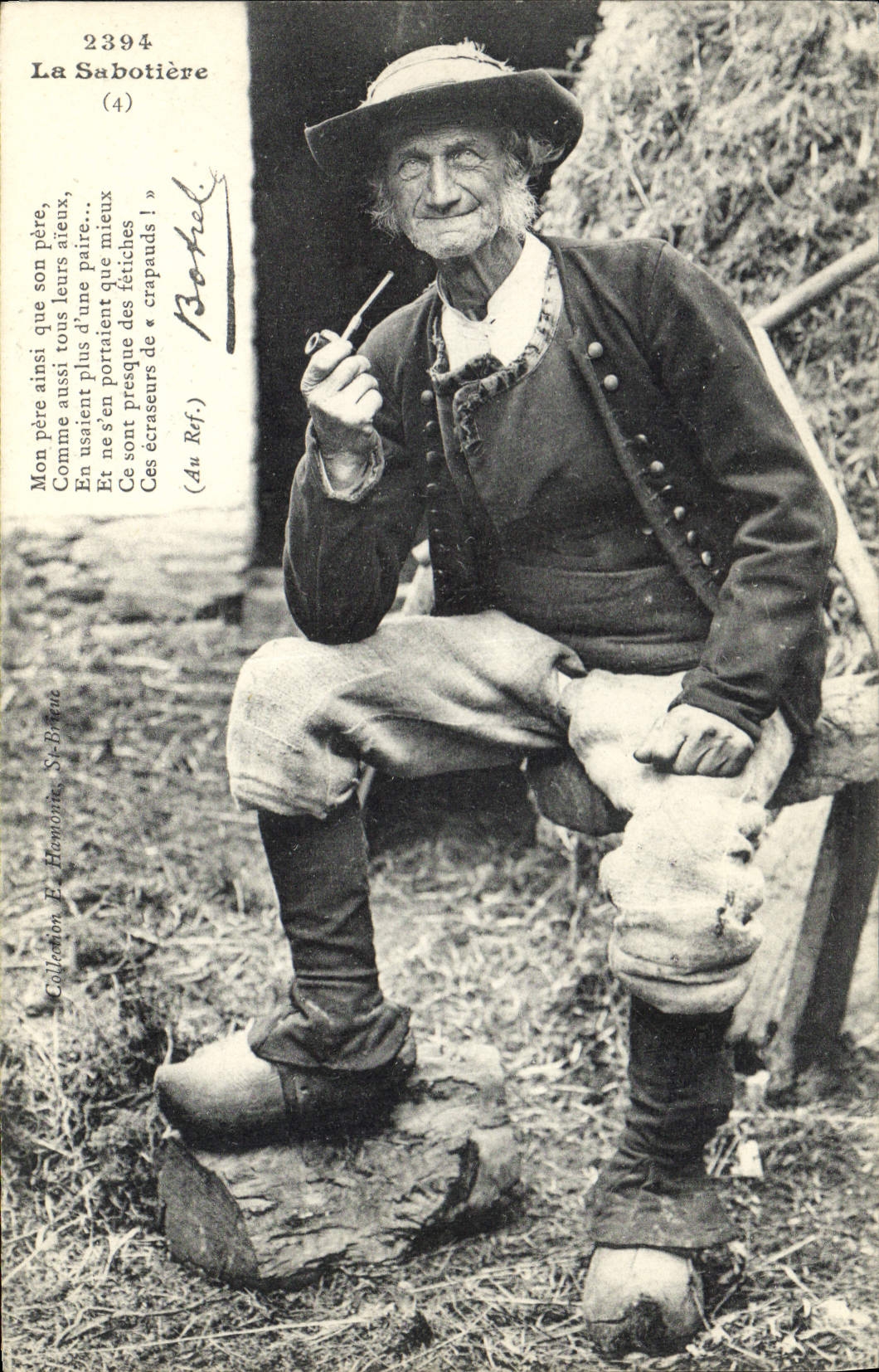 CPA Folklore La Sabotiere 
