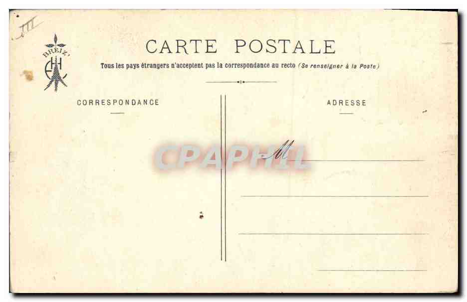 CPA Folklore Les chansons de Botrel Le Petit Gregoire  — Verso