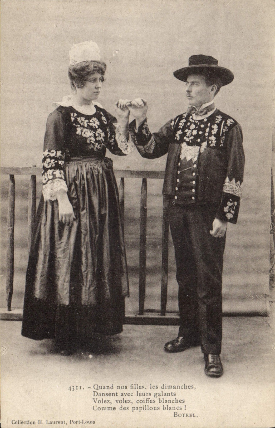 CPA Folklore Botrel 