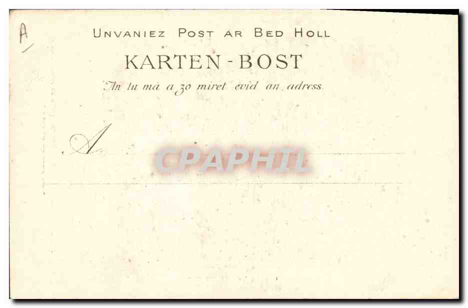 CPA Folklore Les chansons de Botrel Bretagne Marin  — Verso