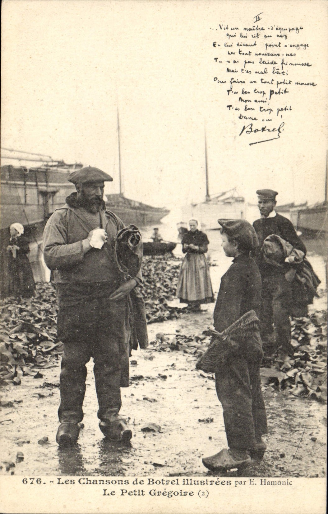 CPA Folklore Les chansons de Botrel Bretagne Le Petit Gregoire 
