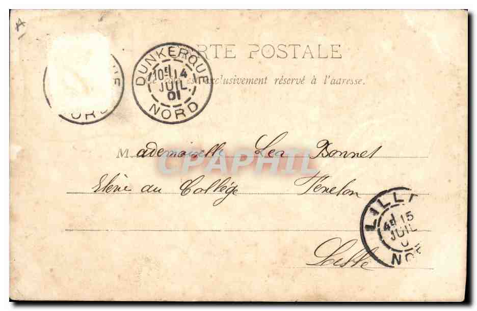 CPA Folklore Les chansons de Botrel Bretagne La Paimpolaise  — Verso