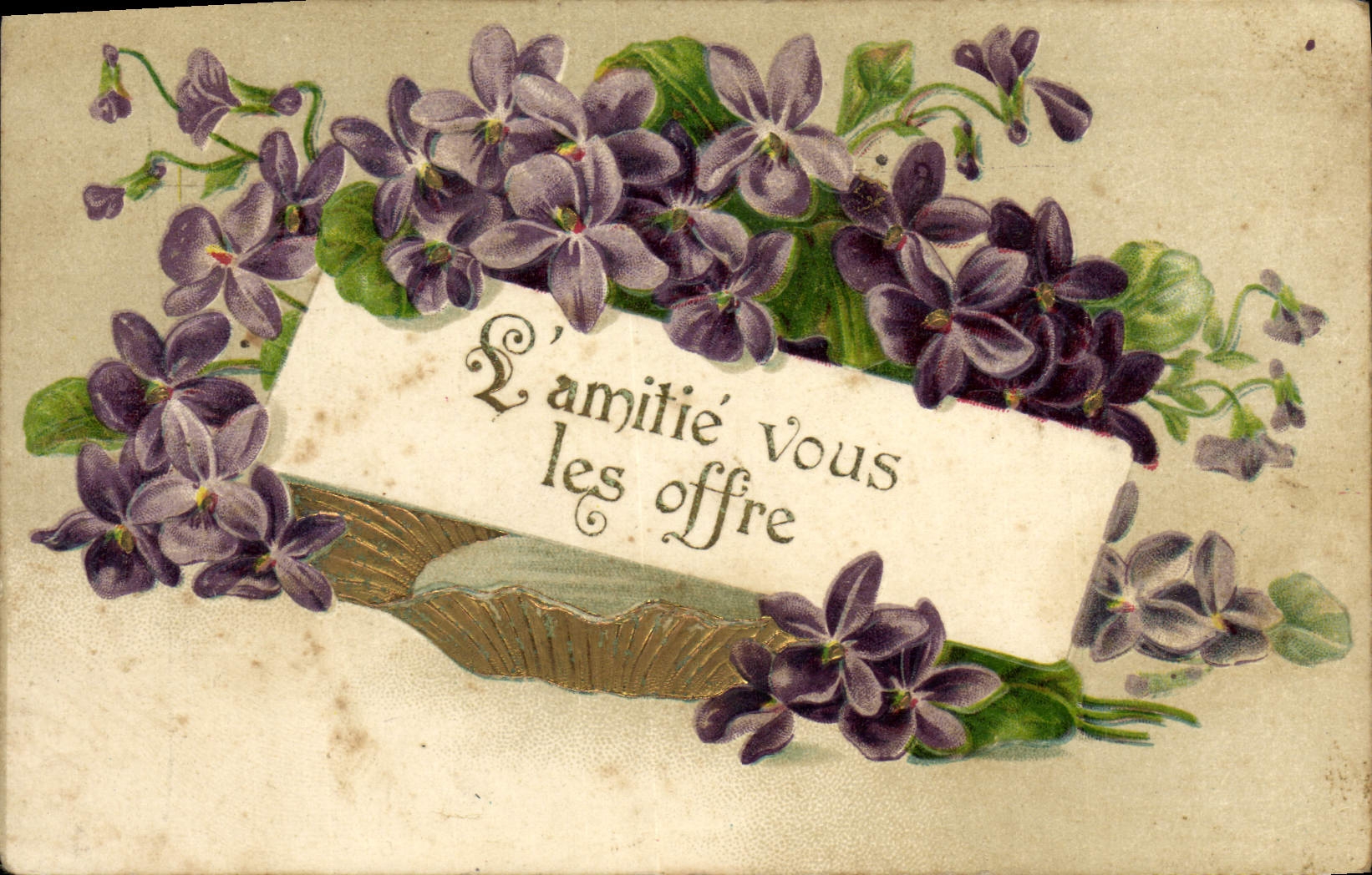 CPA Fantaisie Fleurs 