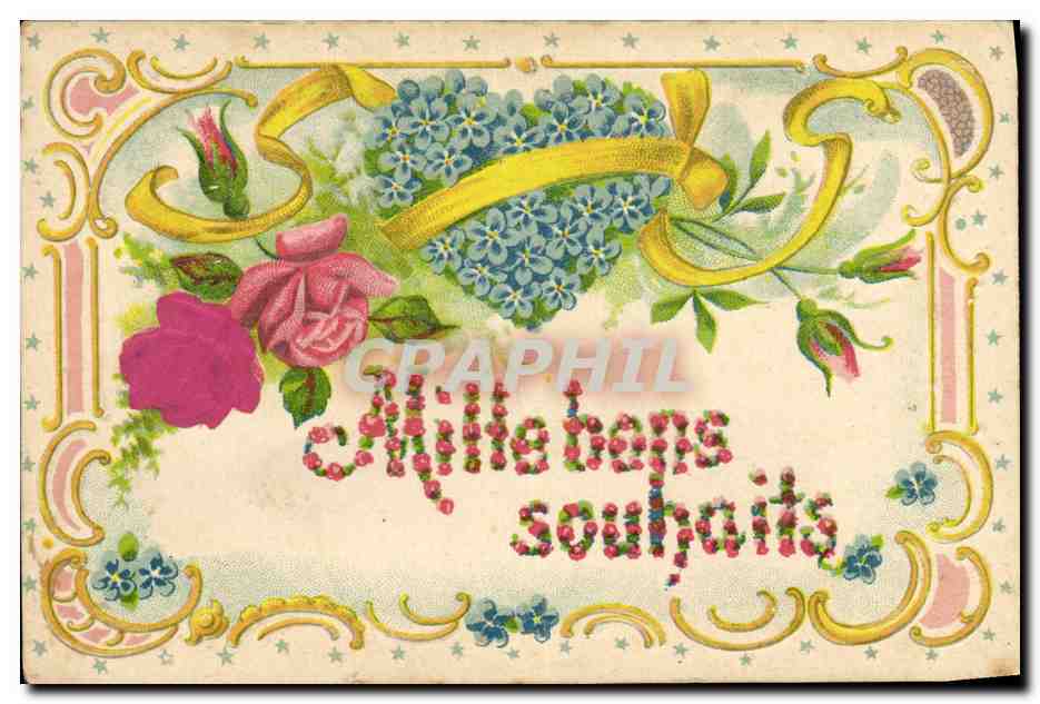 CPA Fantaisie Fleurs 