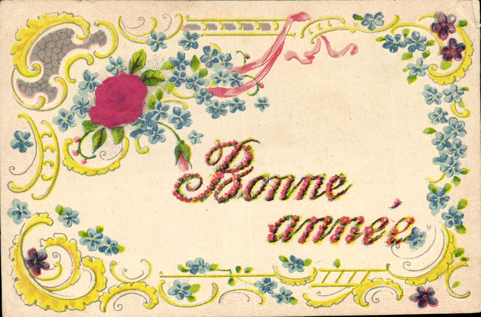 CPA Fantaisie Fleurs 