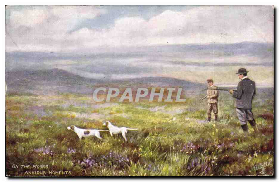 On the Moors — Anxious Moments — Tuck & Sons