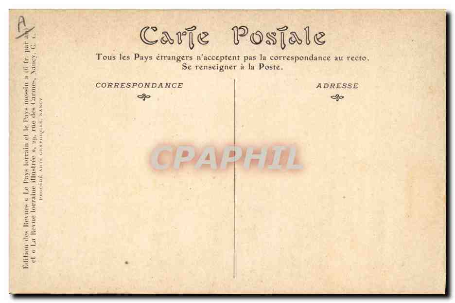 CPA Fantaisie Illustrateur Esplanade de Metz il y a cinquante ans Militaria  — Rückseite