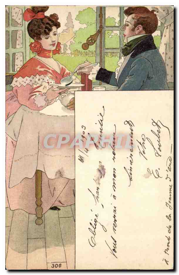 CPA Fantaisie Illustrateur Femme The 