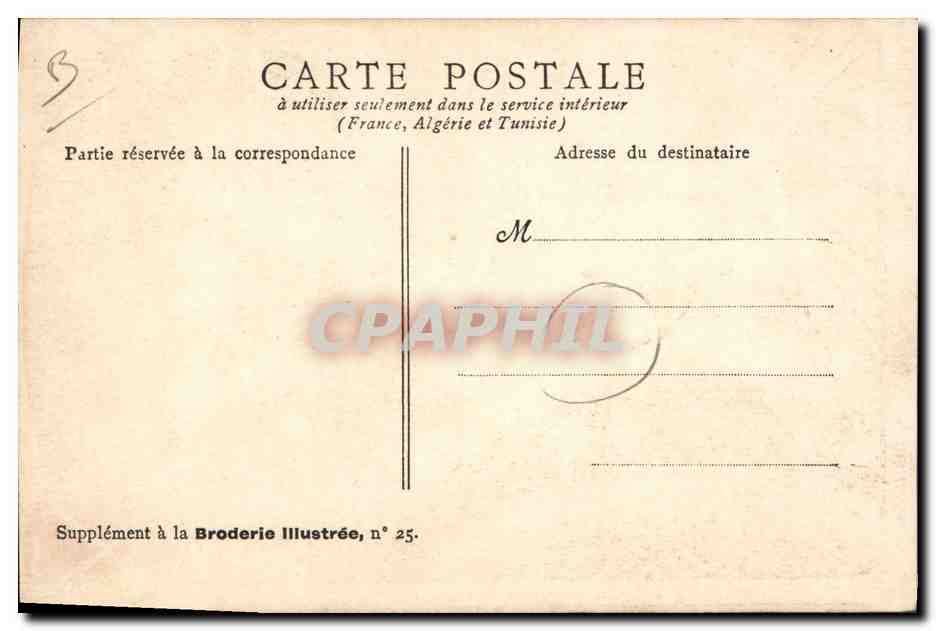 CPA Fantaisie Illustrateur Femme  — Rückseite