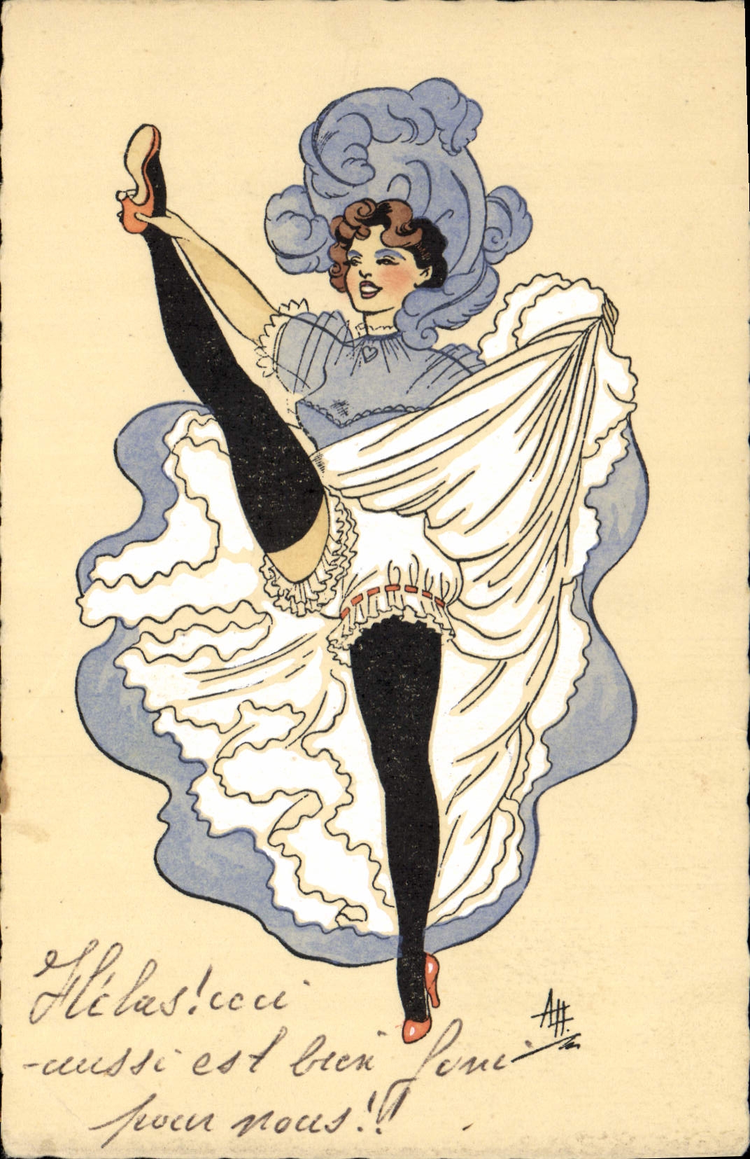 CPA Fantaisie Illustrateur Femme 