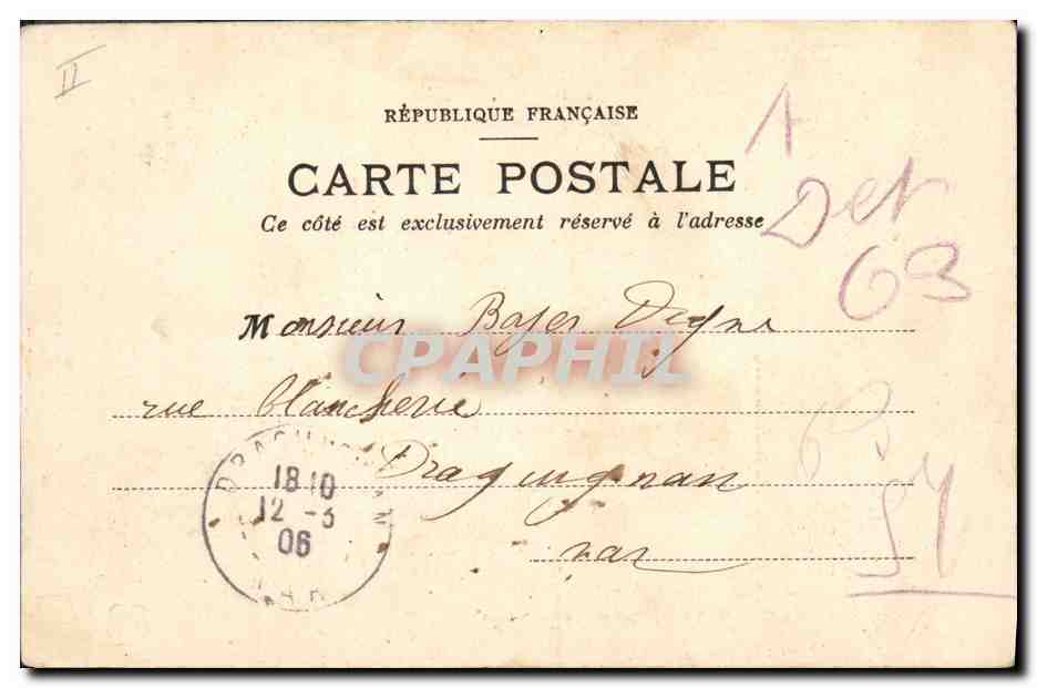 CPA Kiosque et les terrasses Monte Carlo Monaco  — Rückseite