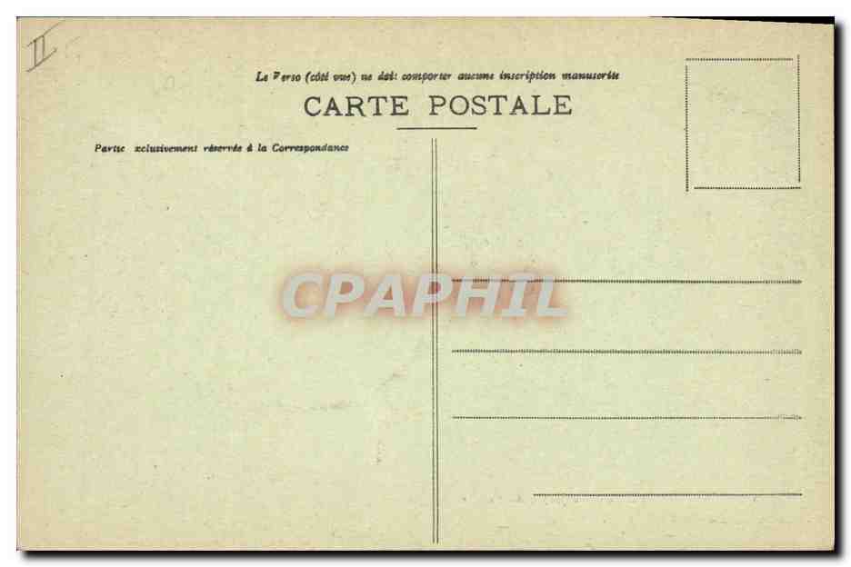CPA Kiosque du jardin du rocher Troyes Enfants  — Rückseite