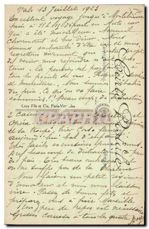 Vais-les-Bains — Casino. Spectateurs à une matinée dans le Parc — LL. — N° 26 — Reverso
