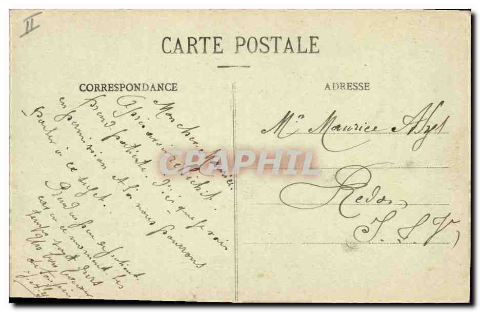 CPA Kiosque de la musique Troyes  — Rückseite