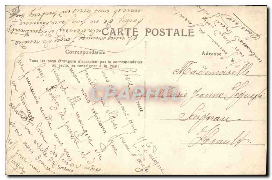 CPA Kiosque de la musique du Foiral Rodez  — Rückseite