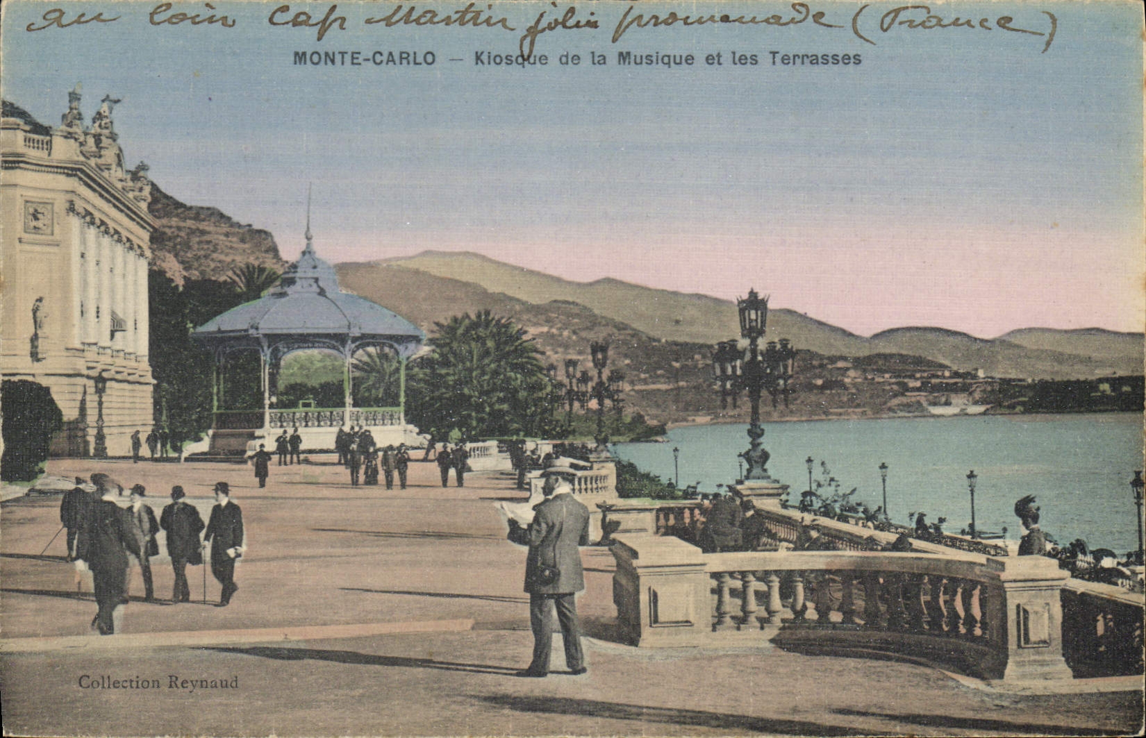 Monte-Carlo — Kiosque de la Musique et les Terrasses — Collection Reynaud