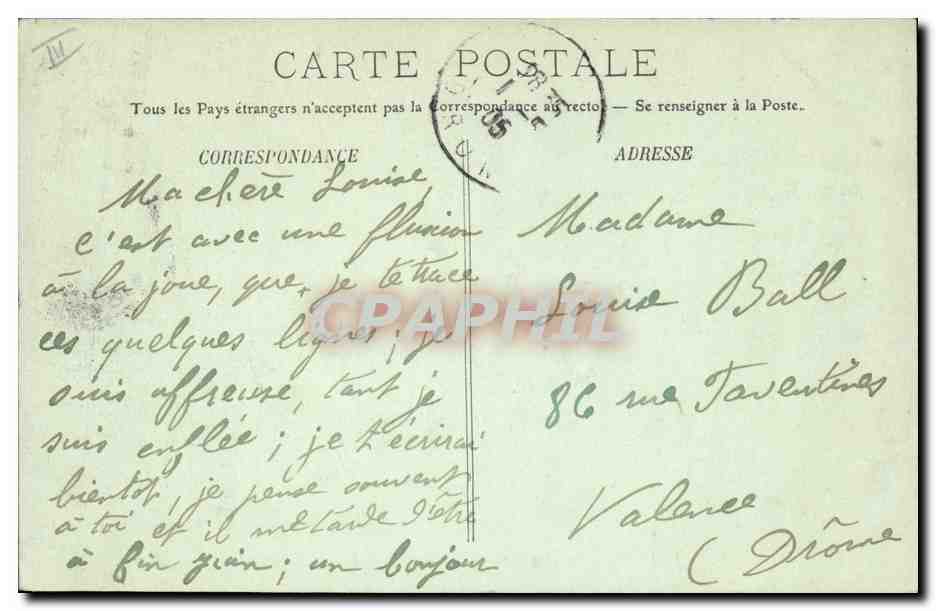 Grenoble — Jardin de l'Hôtel-de-Ville — Le Concert — LL. Grondes-Carnes — Reverso