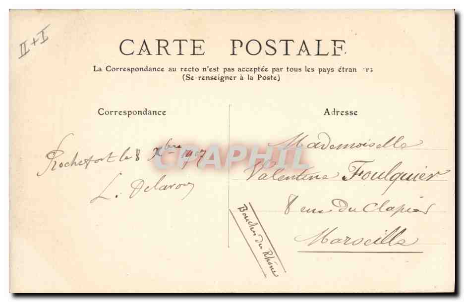 CPA Kiosque Rochefort sur Mer Square Parat  — Rückseite
