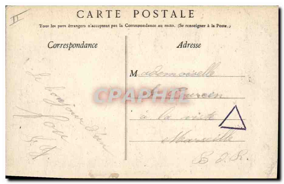 CPA Chiens des Pyrenees Chien Lourdes  — Back