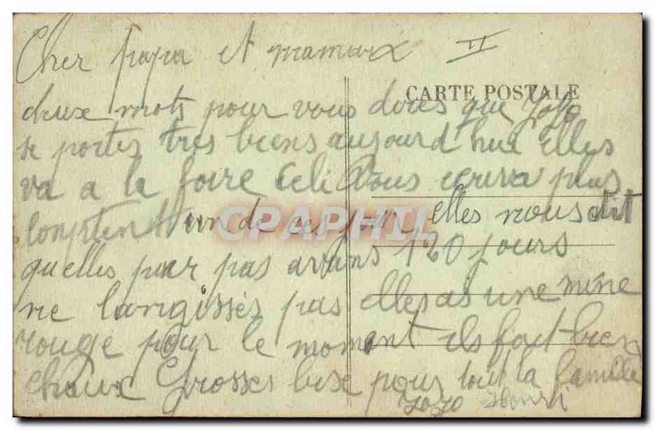 Les Pyrénées — Le père, la mère et le fils — éditeur non identifié, n° 6483 — Achterkant
