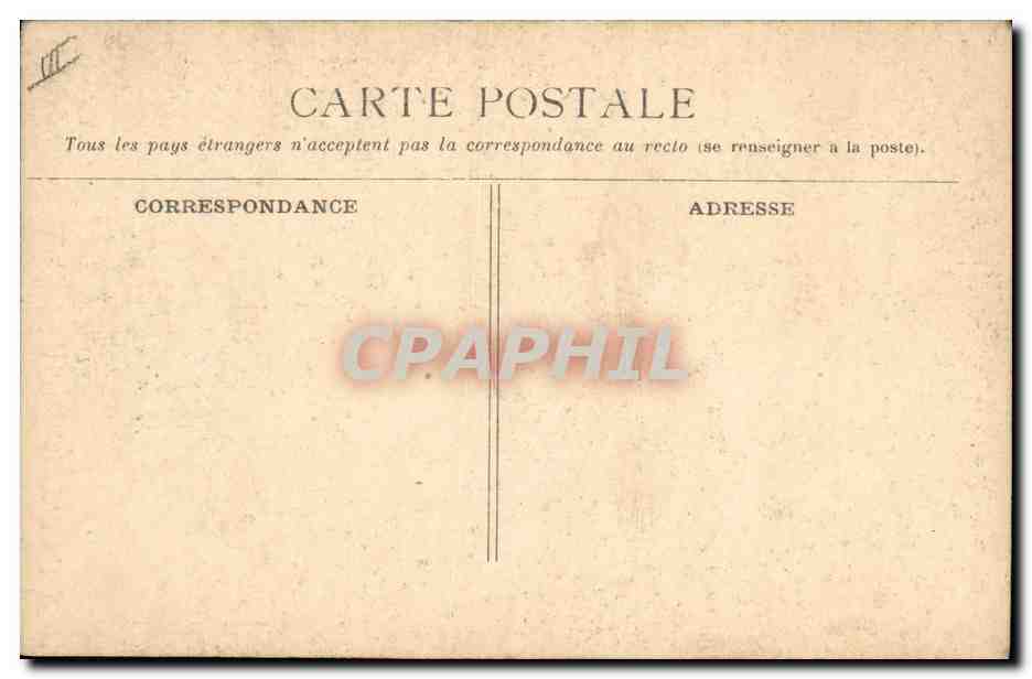 CPA Militaria General Andre Ministre de la Guerre 1904  — Verso