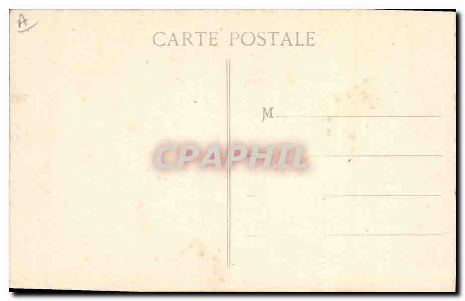 CPA Militaria General Currieres de Castelnau Commandant l'armee de Nancy  — Verso
