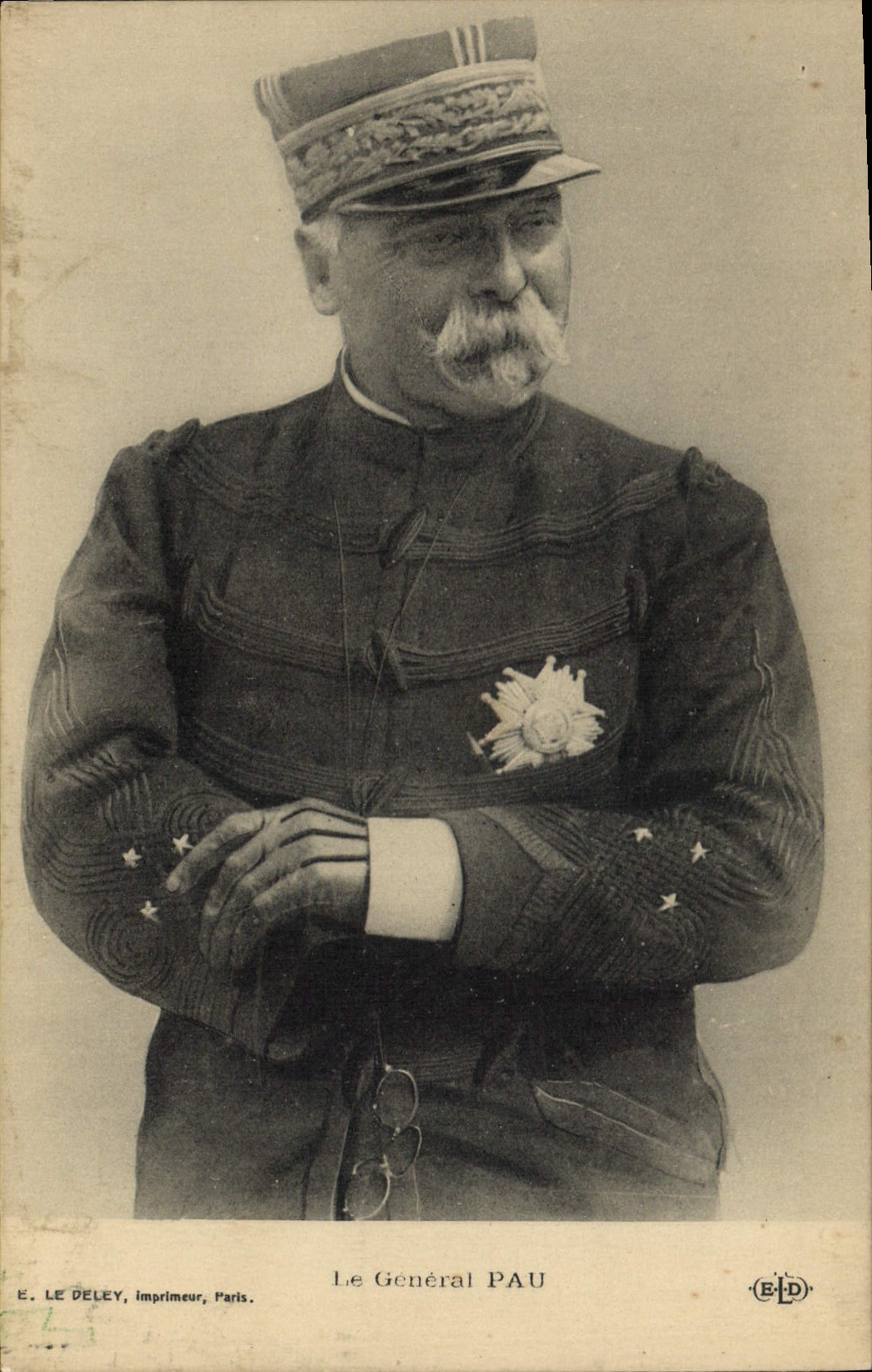 Le Général Pau — portrait militaire — E. Le Deley, imprimeur, Paris