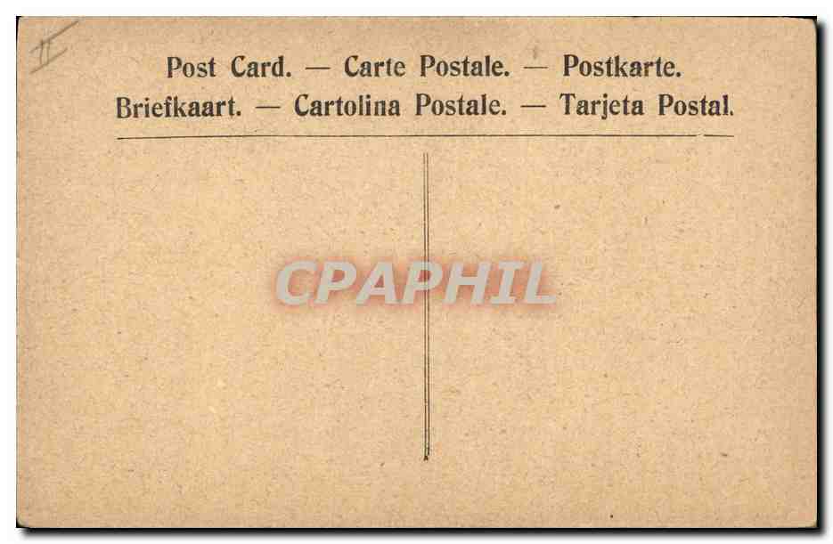 CPA Militaria Le general Franchet d'Esperey Commandant en chef les Armees Alliees en Orient  — Rückseite