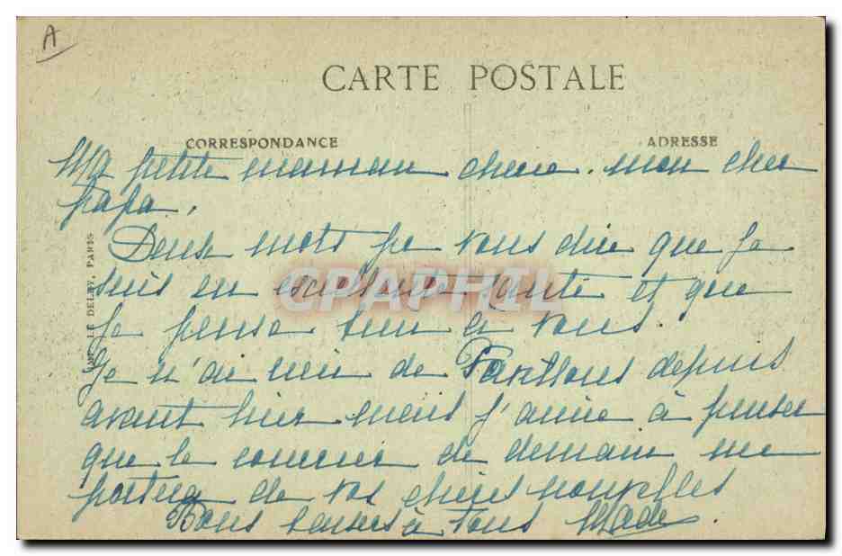 CPA Militaria Les Fetes de la Victoire a Paris 14 Juillet 1919 le defile Le General Gouraud  — Verso