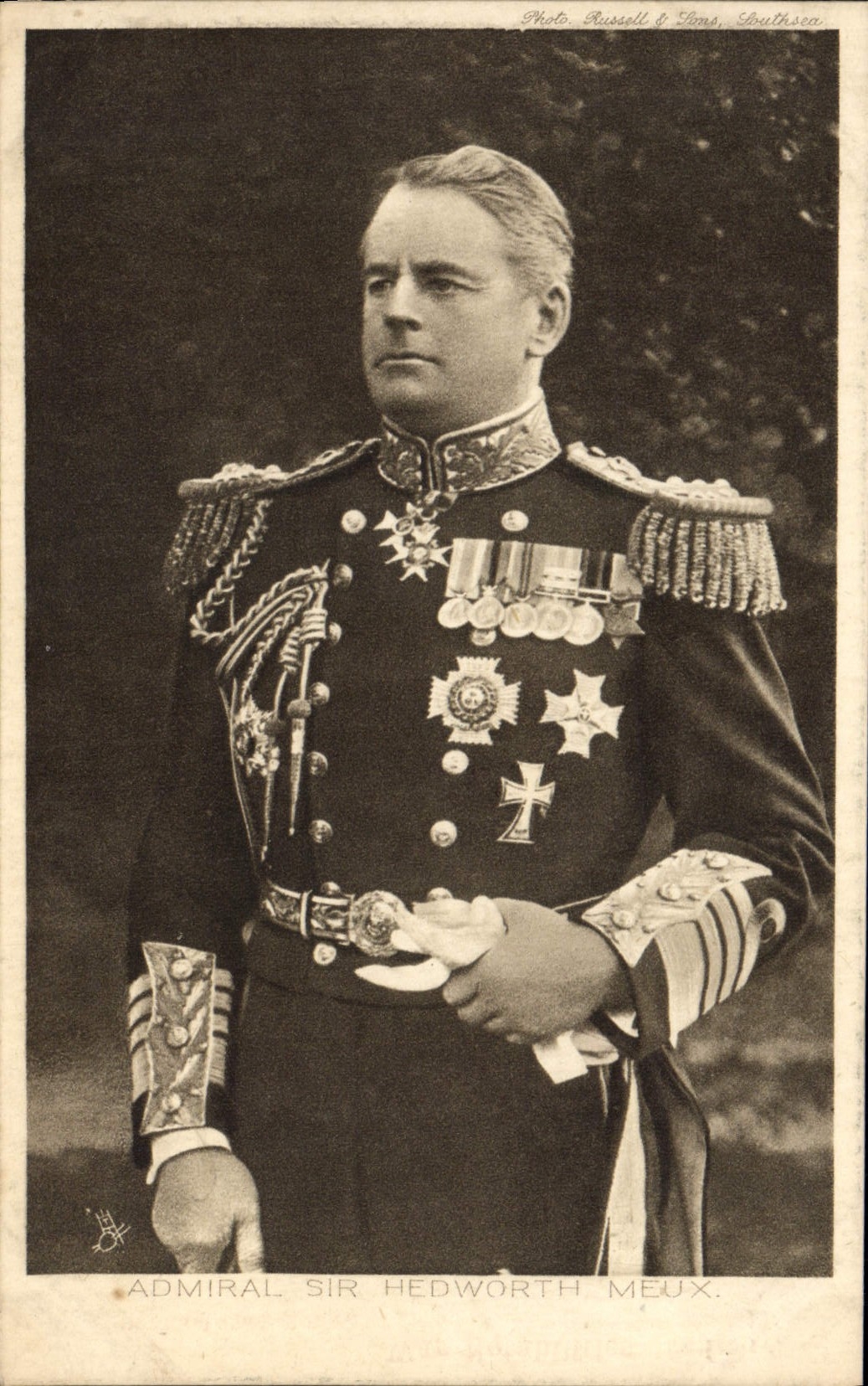 CPA Militaria Admiral Sir Hedworth Meux 