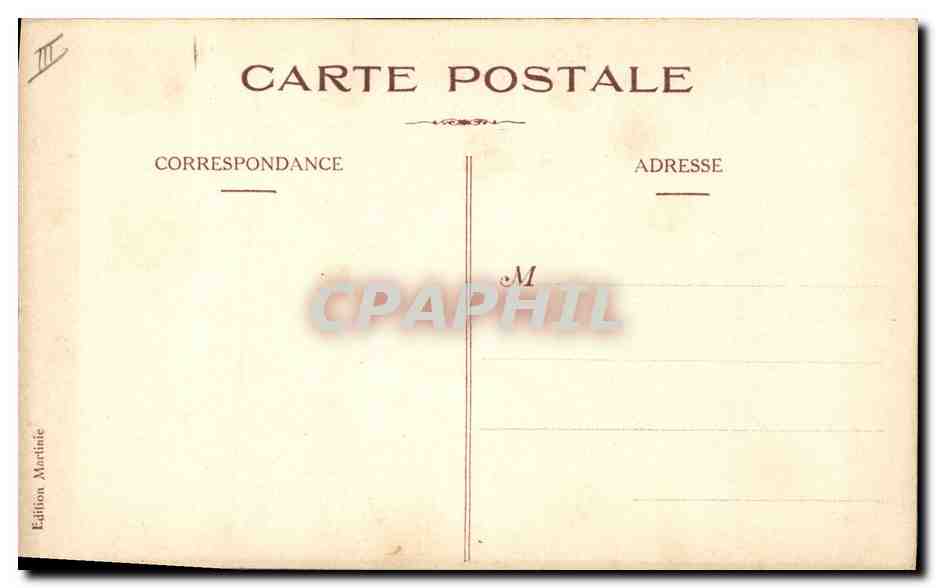 CPA Militaria General Sarrail Haut Commissaire de la Republique Francaise en Syrie  — Verso