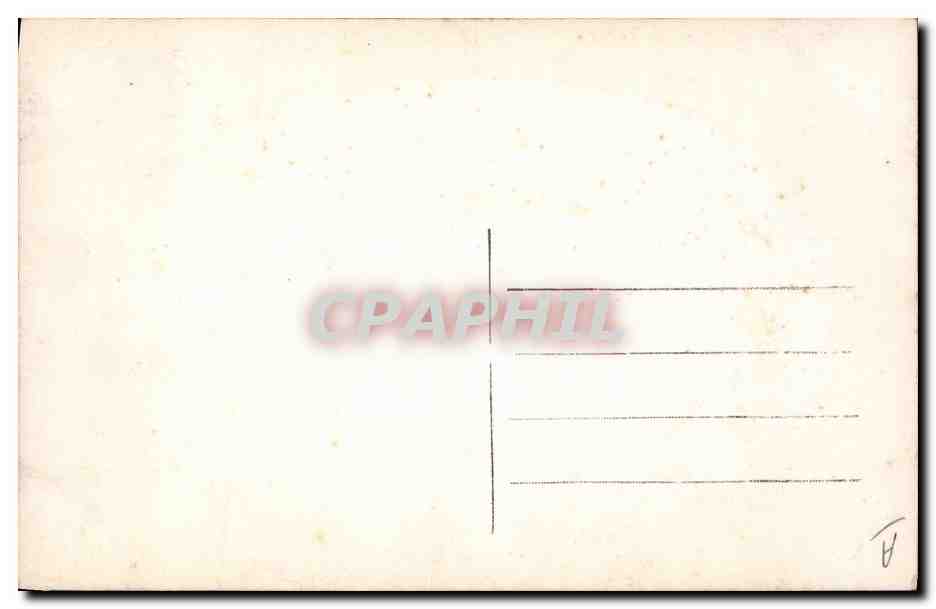 CPA Militaria General de Castelnau  — Verso
