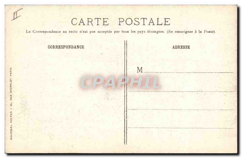 CPA Militaria Les responsables de la destruction de la cathedrale de Reims  — Rückseite