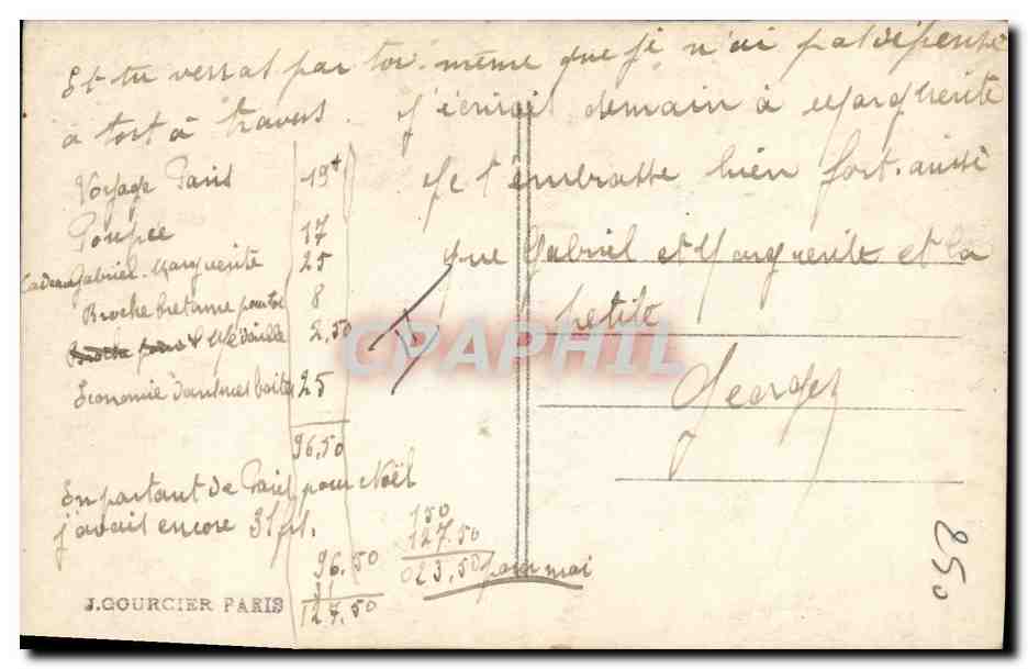 CPA Militaria Devant Arras Le dernier coup de l'etrier de Guillaume avant de faire demi tour  — Verso