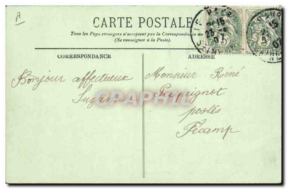 Le Havre — Le Transatlantique "La Lorraine" — LL. — Reverso