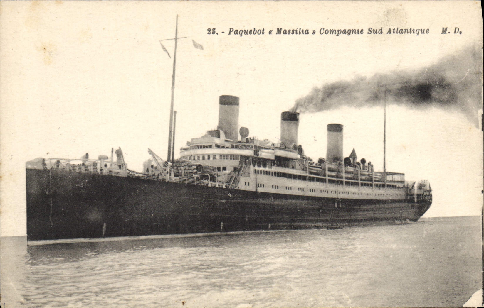 Paquebot « Massilia » — Compagnie Sud Atlantique — M.D. — n°25