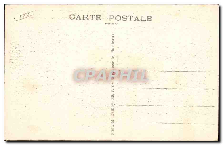 Paquebot « Massilia » — Compagnie Sud Atlantique — M.D. — n°25 — Verso